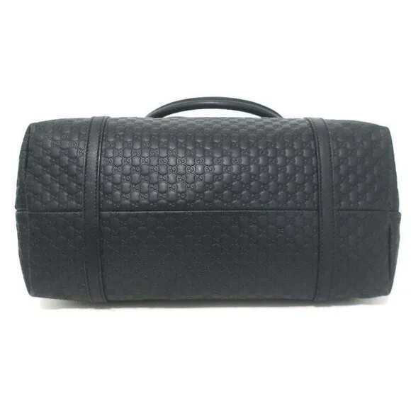 Gucci Outlet Microguccissima Joy Tote Black Leather Large Shoulder Bag - Picture 8 of 13